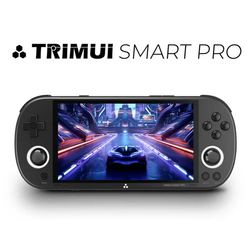 Trimui Smart Pro Vintage Handheld Game Console Wireless Handheld Gamer Console Retro Arcade 4.96 Inch HD IPS Screen Game Console